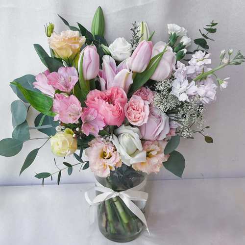 Paster Flower Mix-Send Flower Bouquet For Her