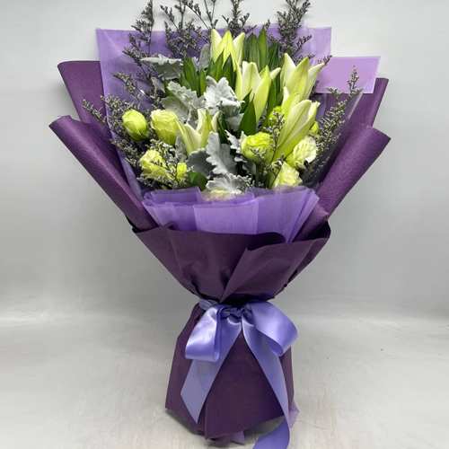 Lightly Love-Sympathy Flower Bouquet Delivery