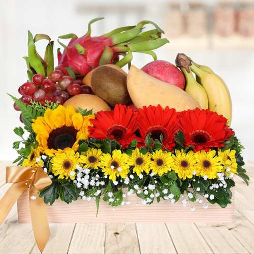 Fruits Paradise-Get Well Fruit Basket To Singapore