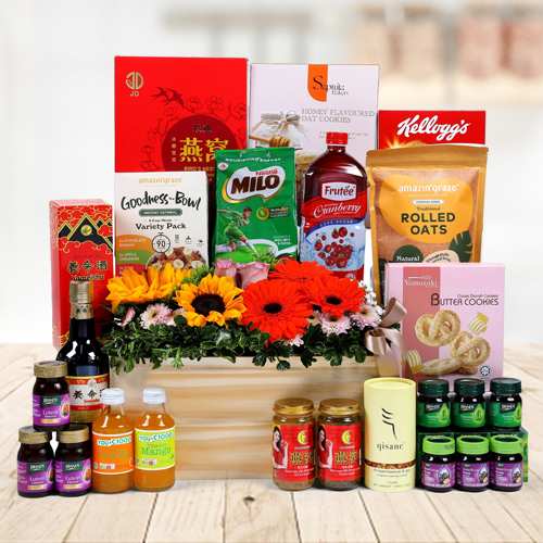 Bountiful Flavor-Healthy Gift Hamper Delivery