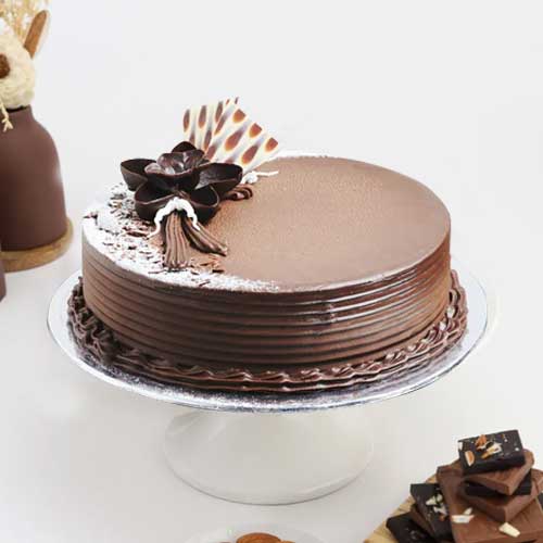 Eggless Chocolate Mousse Cake