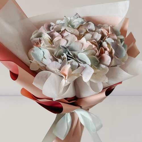 Aurora Hydrangea Bouquet-Send Birthday Flower For Her