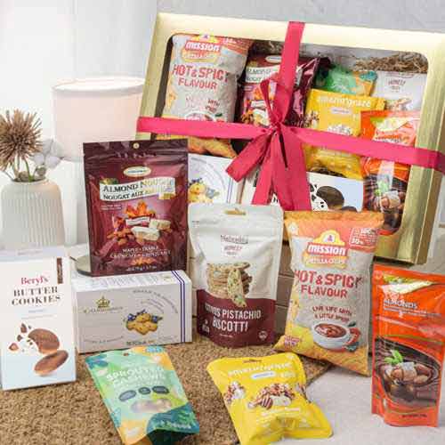 Cravesome Snacks Hamper-Send Best Friend Gift Baskets To Singapore