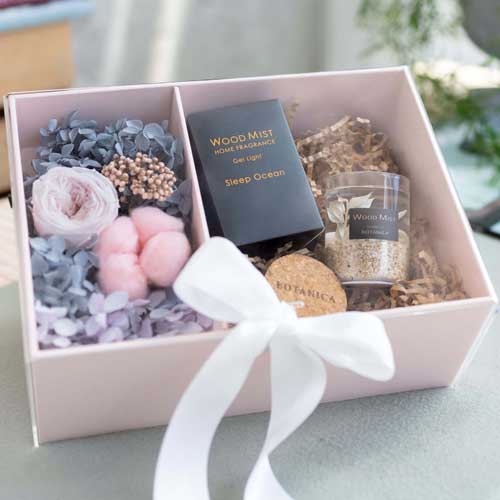 Dreamy Ocean Fragrance And Preserved Flowers-House Warming Presents