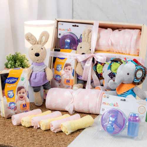 Princess Comfort And Care Gift Hamper-Newborn Gift Ideas Singapore