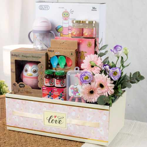 Say Congratulations To Twinkle Twinkle Little Girl-New Baby Hamper To Singapore