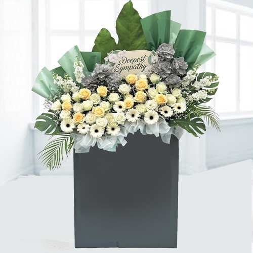 Convey Your Deepest Sympathy-Funeral Service Flowers Delivery